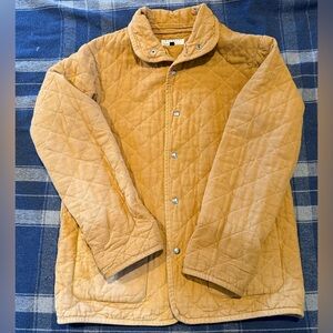Utility Quilted Canvas Tan Jacket Medium